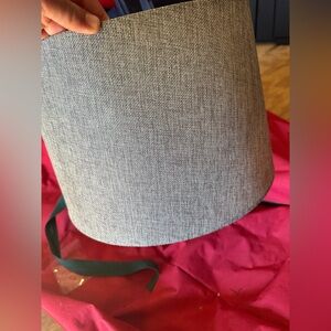 Gray Fabric Lampshade